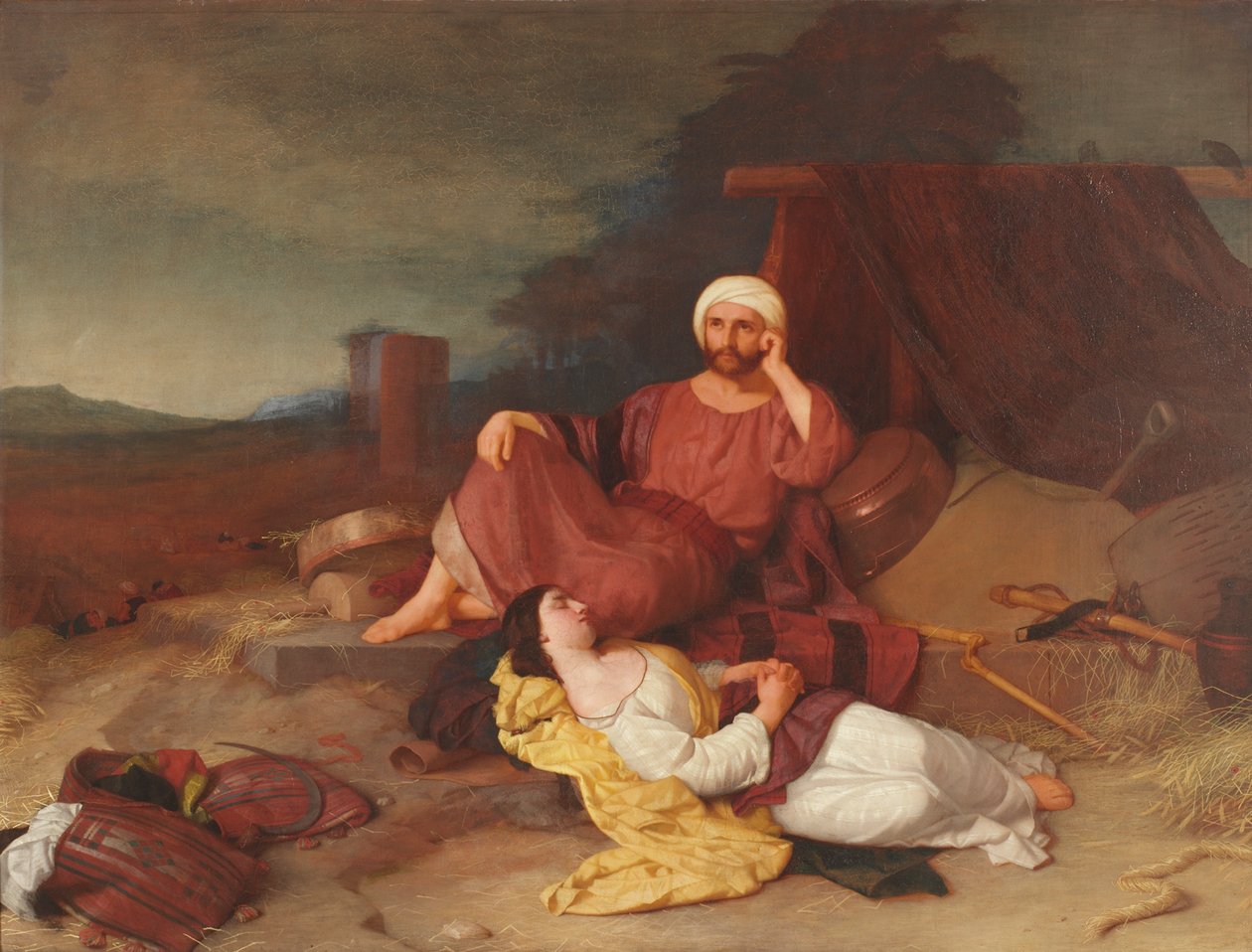 Boaz ve Ruth, c.1853 by Charles Lock Eastlake