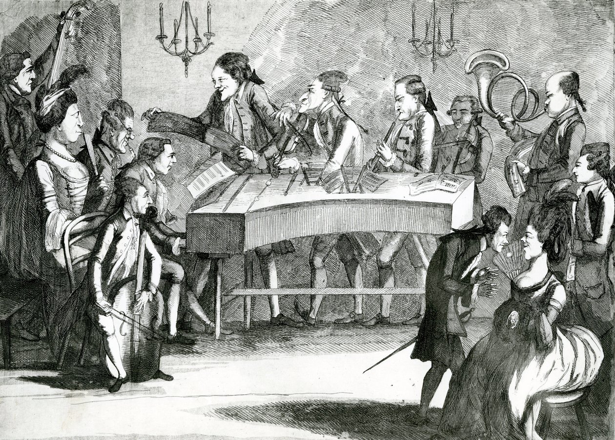 Bir Pazar Konseri, 1782 by Charles Loraine Smith