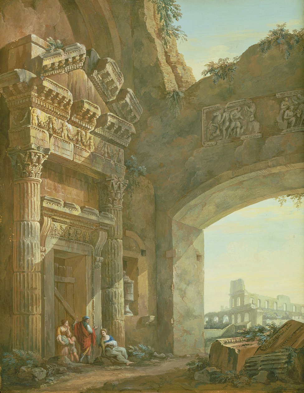Mimari Kalıntılar by Charles Louis Clerisseau