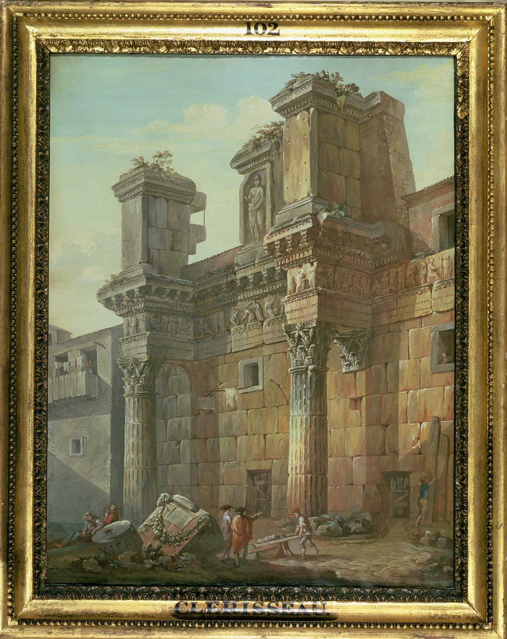 Nerva Forumu by Charles Louis Clerisseau