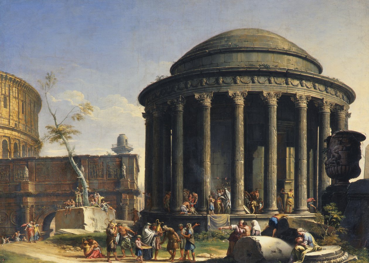 Vesta Tapınağı by Charles Louis Clerisseau
