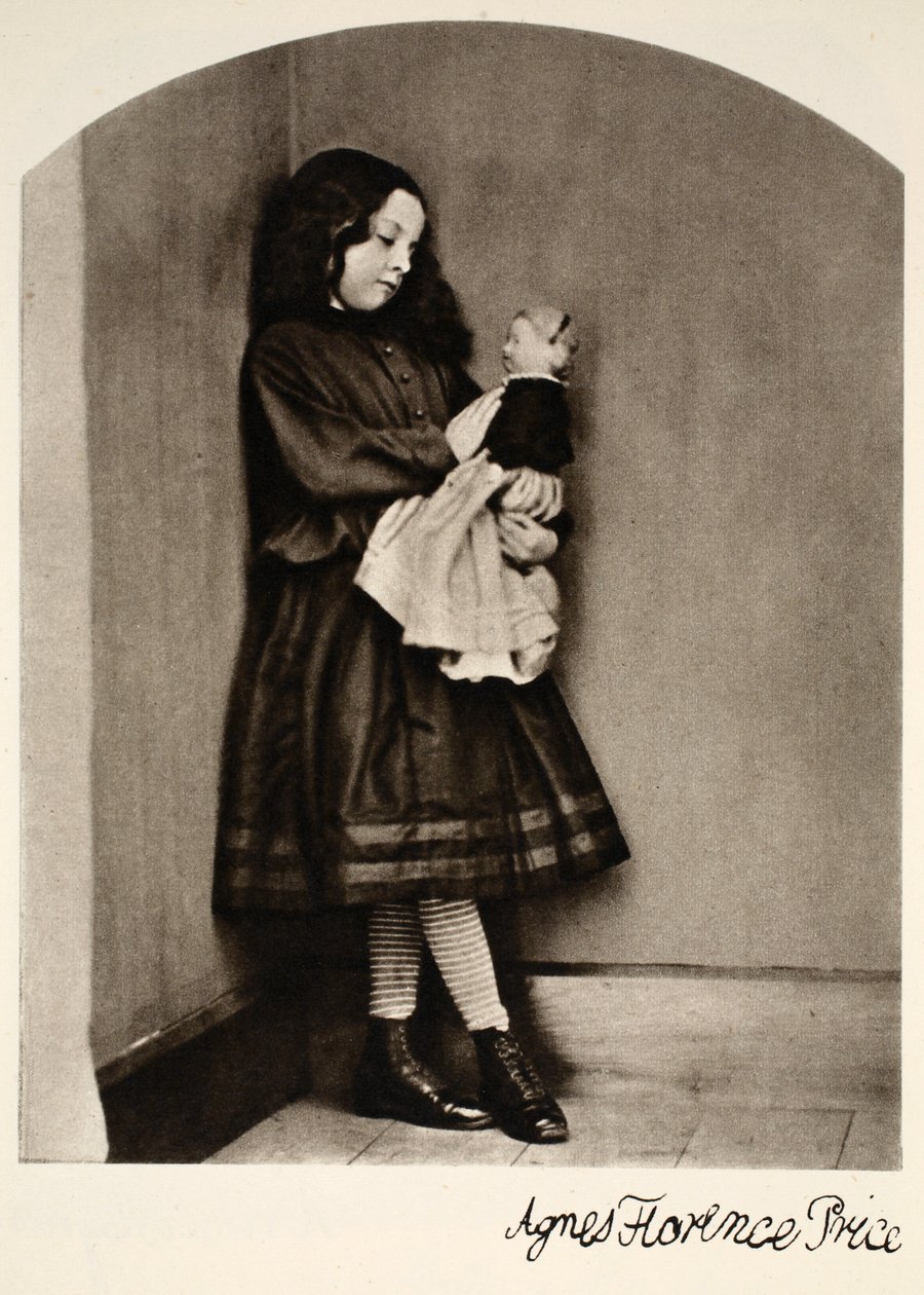 Agnes Florence Price, 7 Ekim 1863 (sepya fotoğrafı) by Charles Lutwidge Dodgson