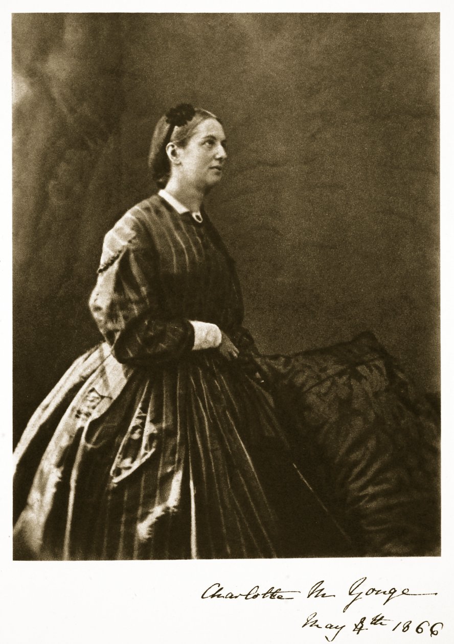 Charlotte M. Yonge, 4 Mayıs 1866 (sepya fotoğrafı) by Charles Lutwidge Dodgson