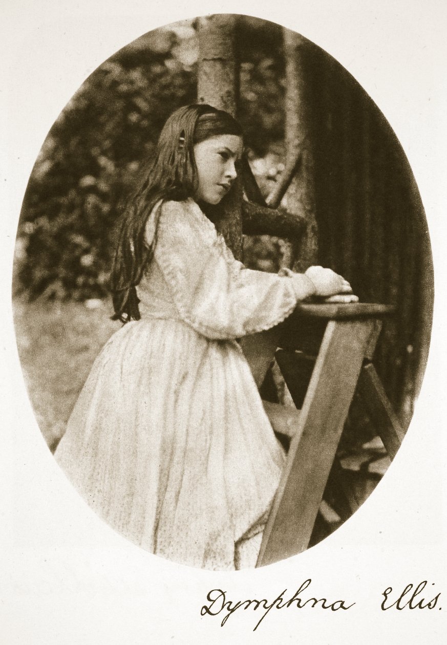 Dymphna Ellis, 25 Temmuz 1869 (sepya fotoğrafı) by Charles Lutwidge Dodgson