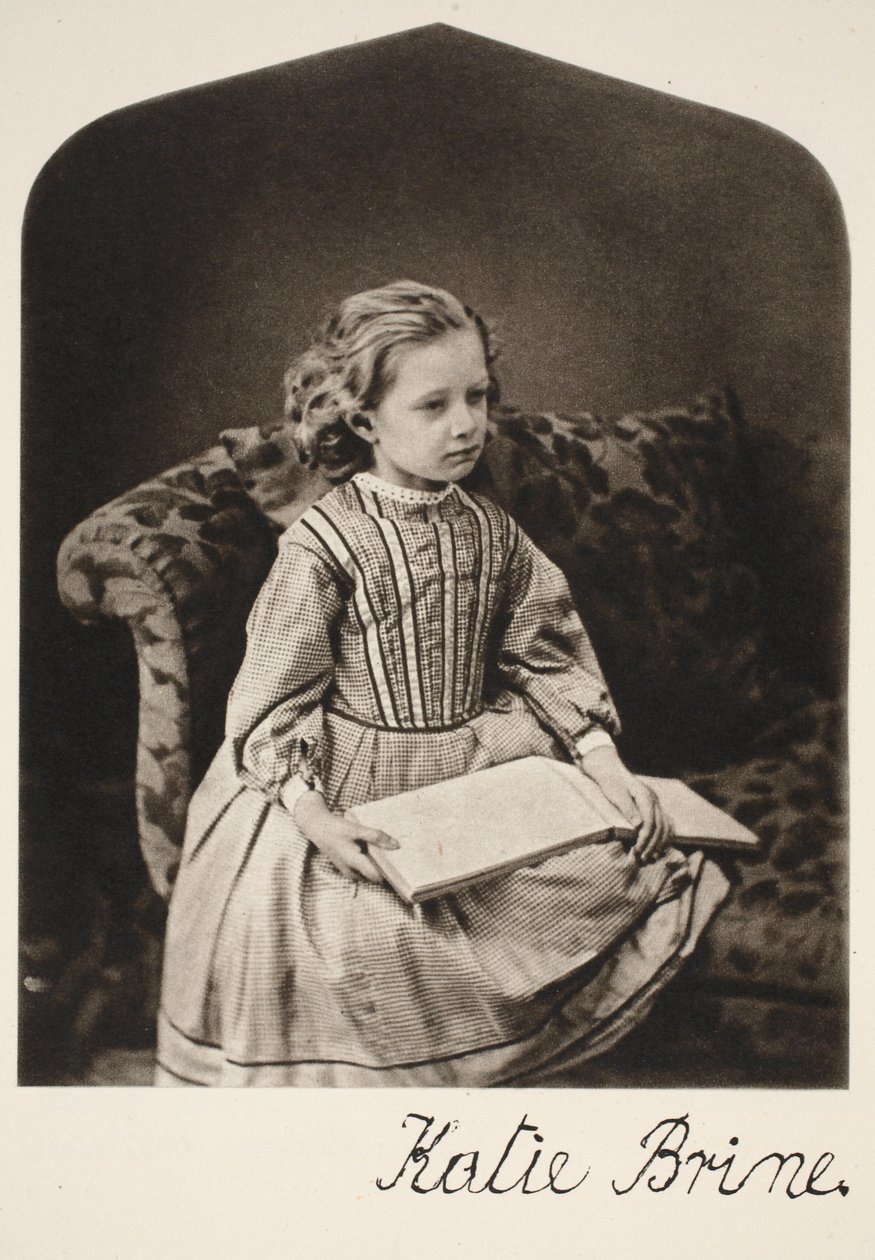 ಕೇಟೀ ಬ್ರೈನ್, 16 ಜೂನ್ 1866 (ಸೆಪಿಯಾ ಫೋಟೋ) ಟರ್ಕ್ by Charles Lutwidge Dodgson
