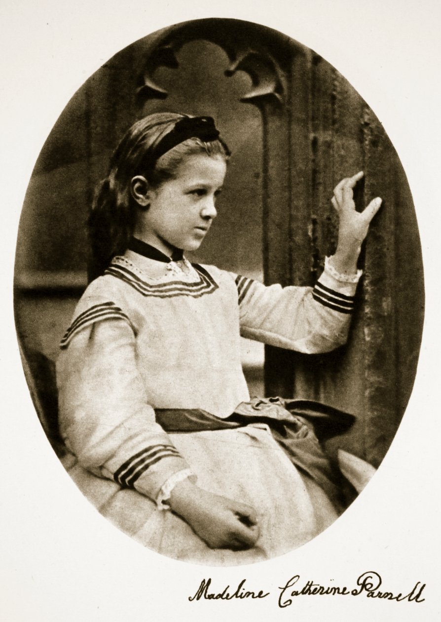 Madeline Catherine Parnell, 7 Temmuz 1864 (sepya fotoğrafı) by Charles Lutwidge Dodgson