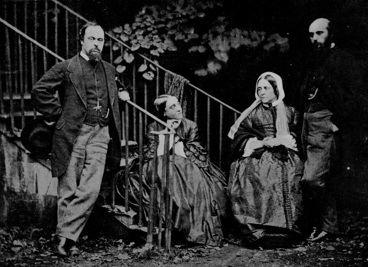 Rossetti Ailesinin Portresi, 1864 by Charles Lutwidge Dodgson