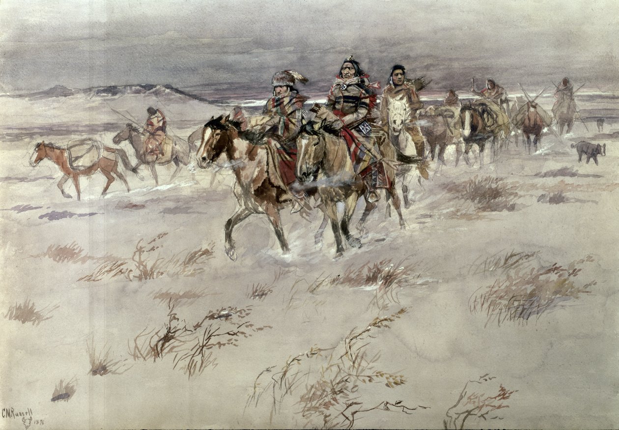 Crees Ticarete Giriyor by Charles Marion Russell