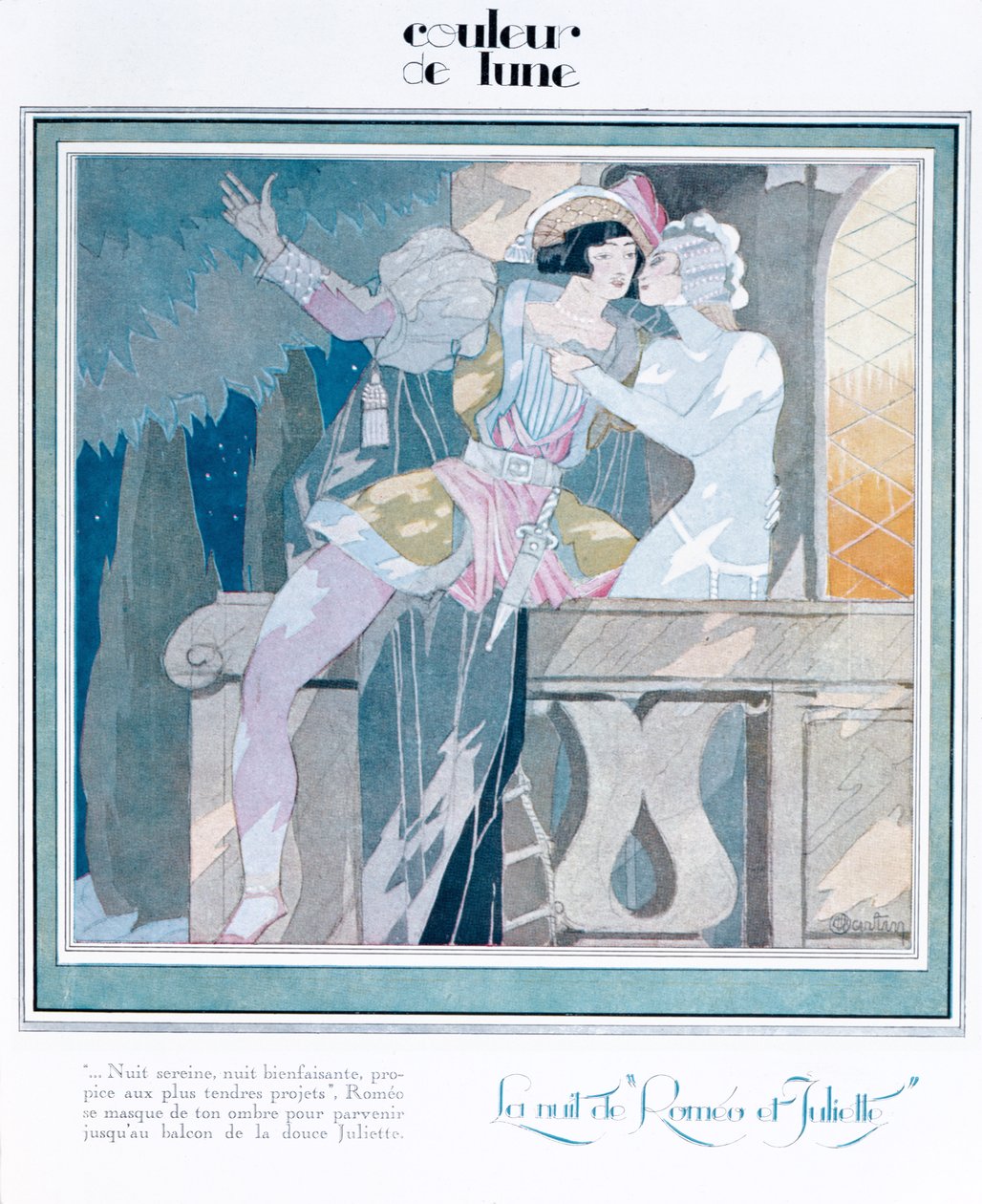 Romeo ve Juliet balkon sahnesinde, 