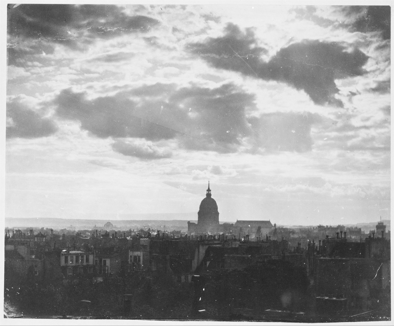 Paris Üzerinden Bulut Çalışması by Charles Marville
