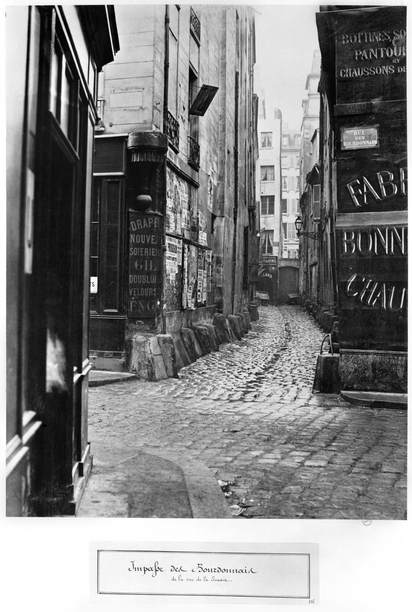 Impasse des Bourdonnais, rue de la Limace