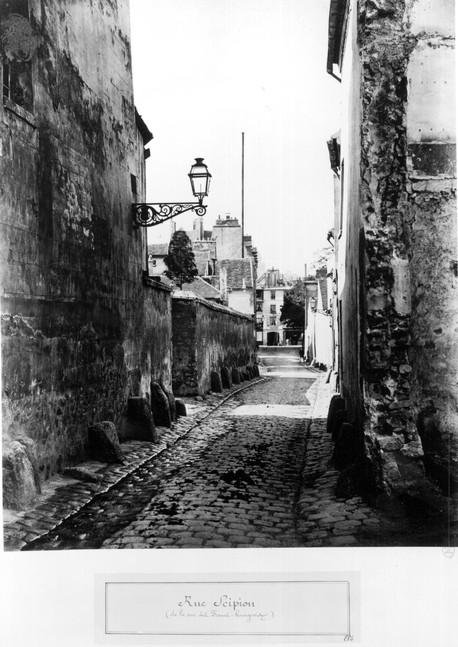 Rue de Scipion, Rue des Francs-Bourgeois