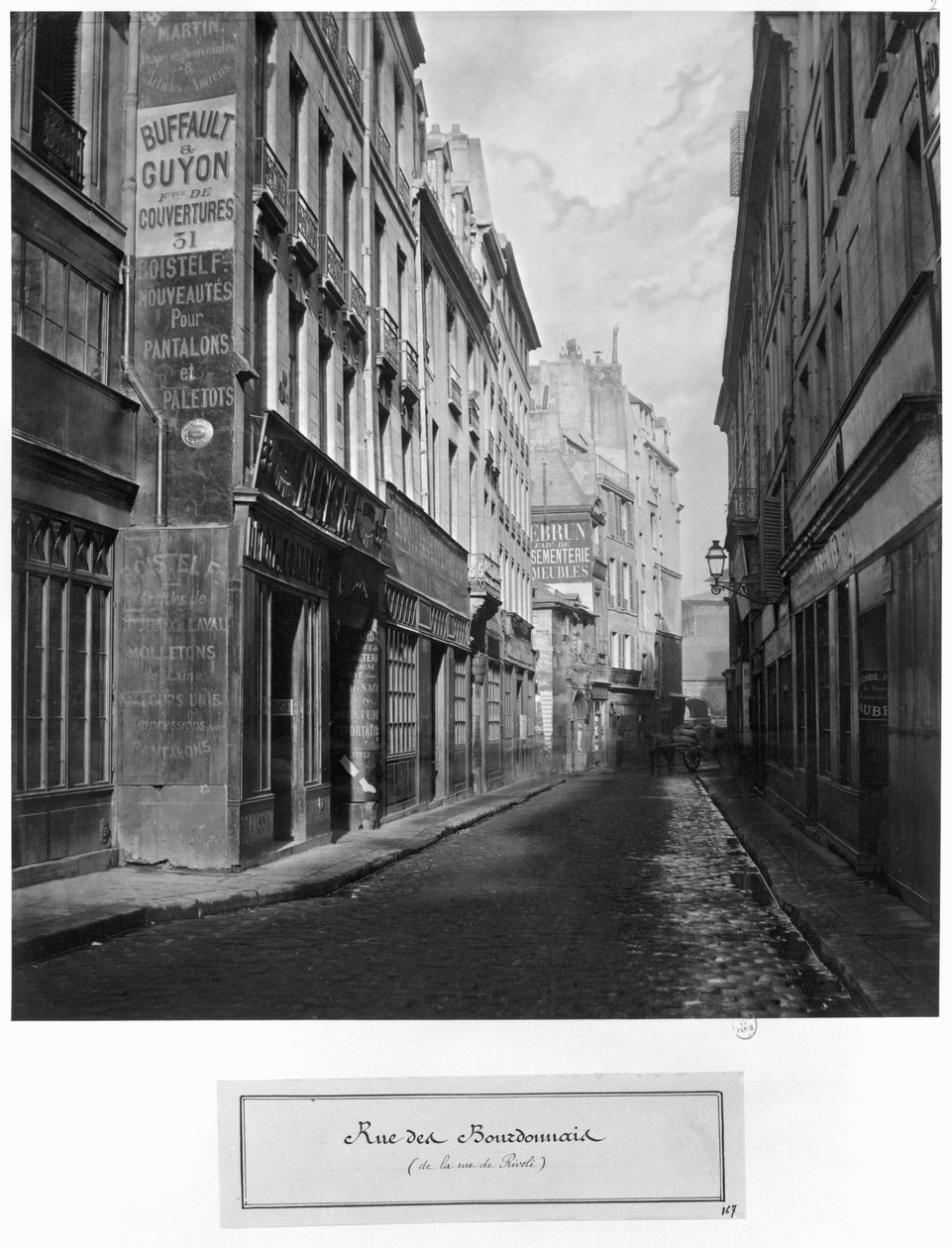 Rue des Bourdonnais (rue de Rivoli