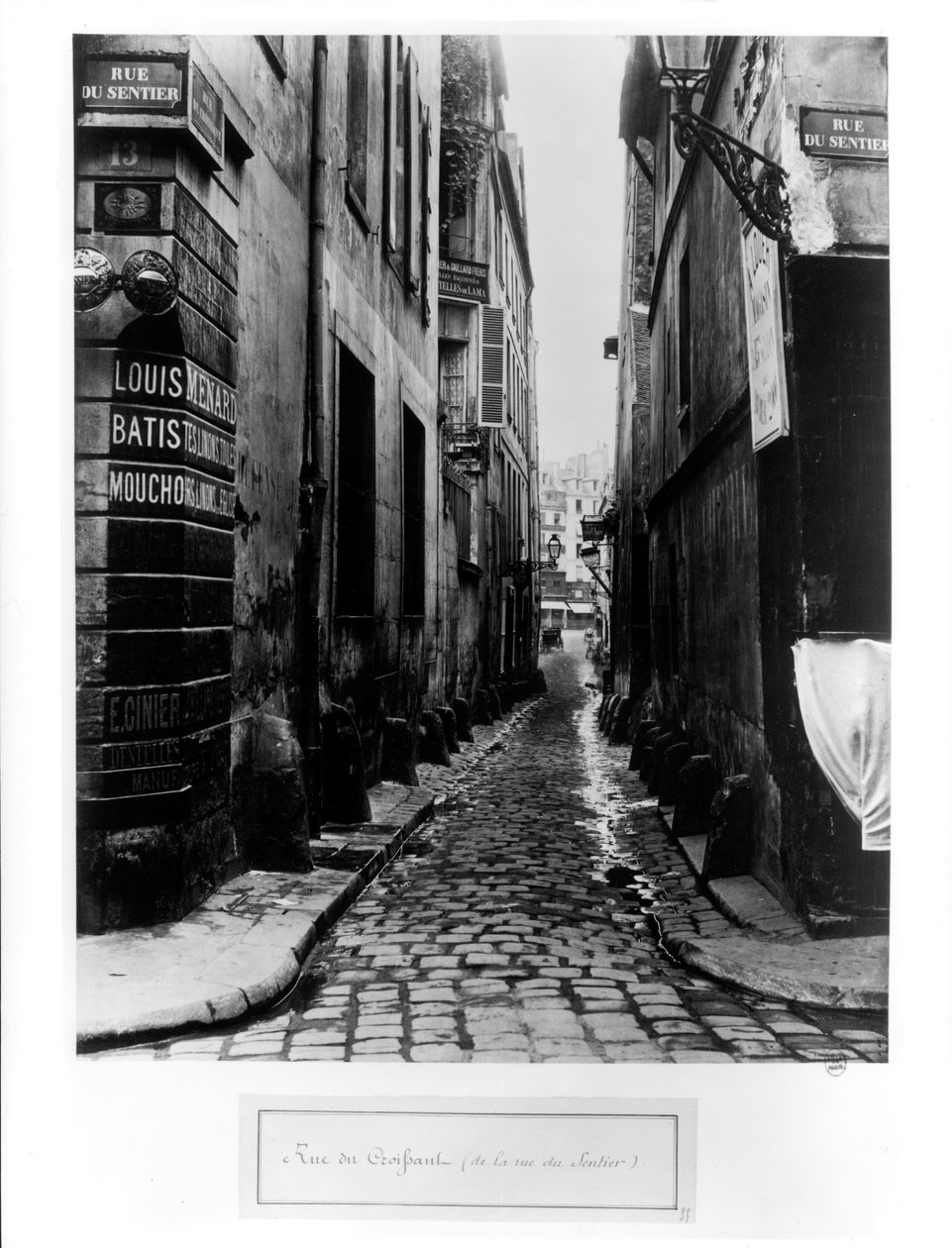 Rue du Croissant, Rue du Sentier