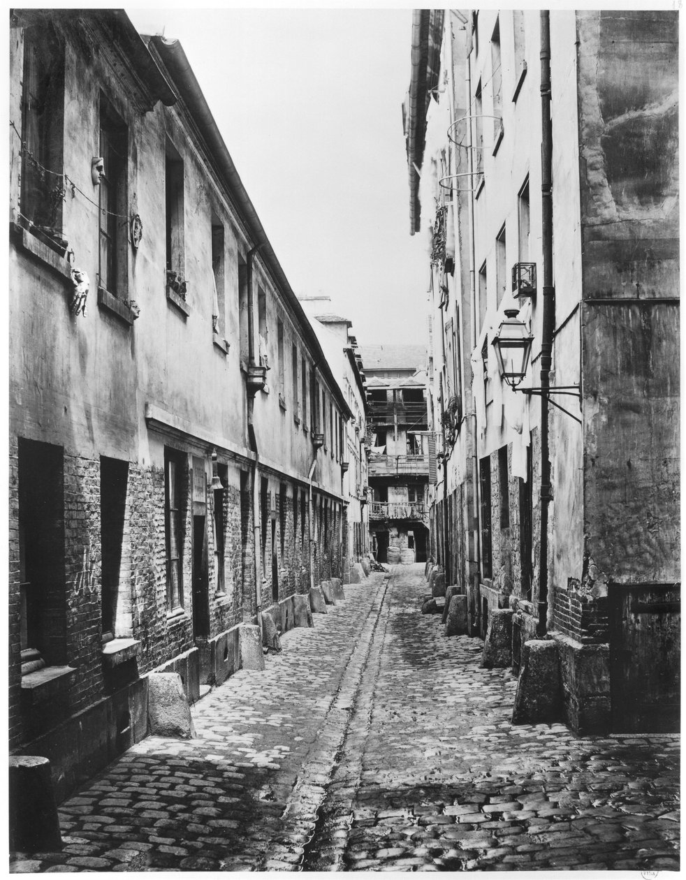 Rue du Fer-a-Moulin, Paris, 1858-78 by Charles Marville