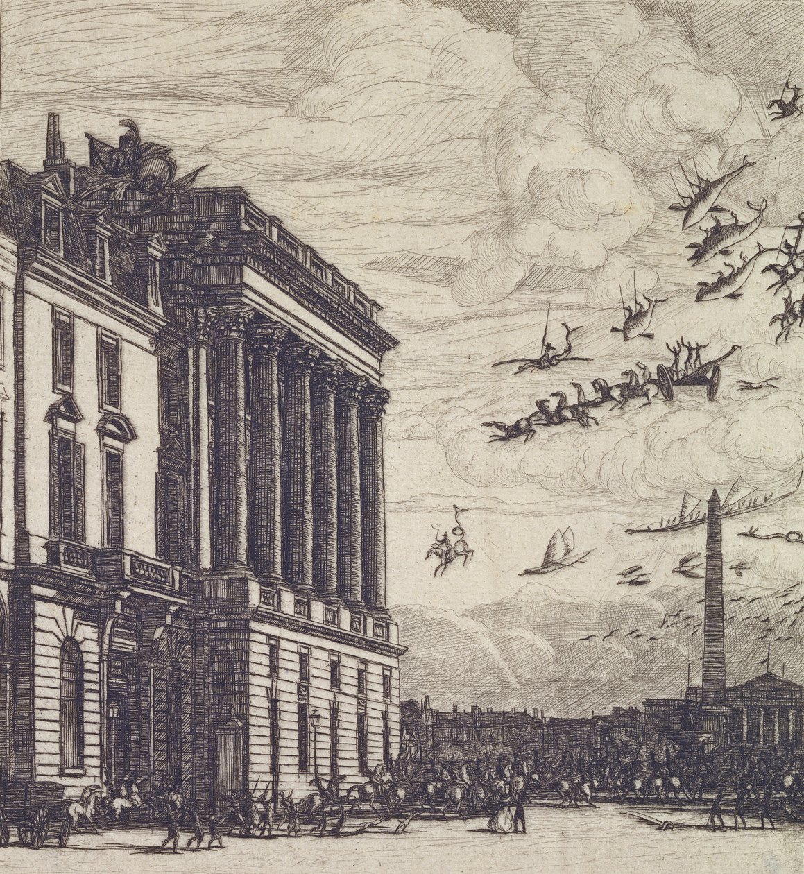 Donanma Bakanlığı, 1865 by Charles Meryon