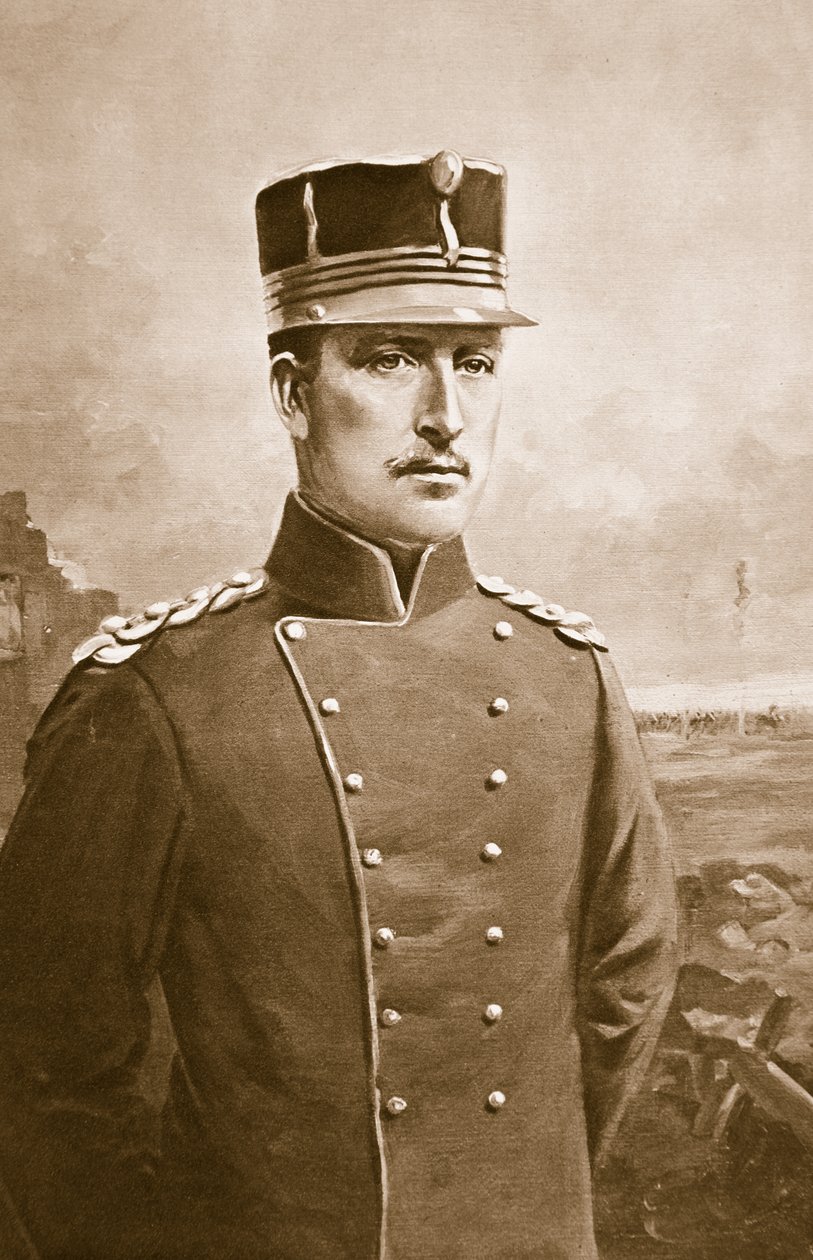 Albert I Belçika Kralı, 1914-19 by Charles Mills Sheldon