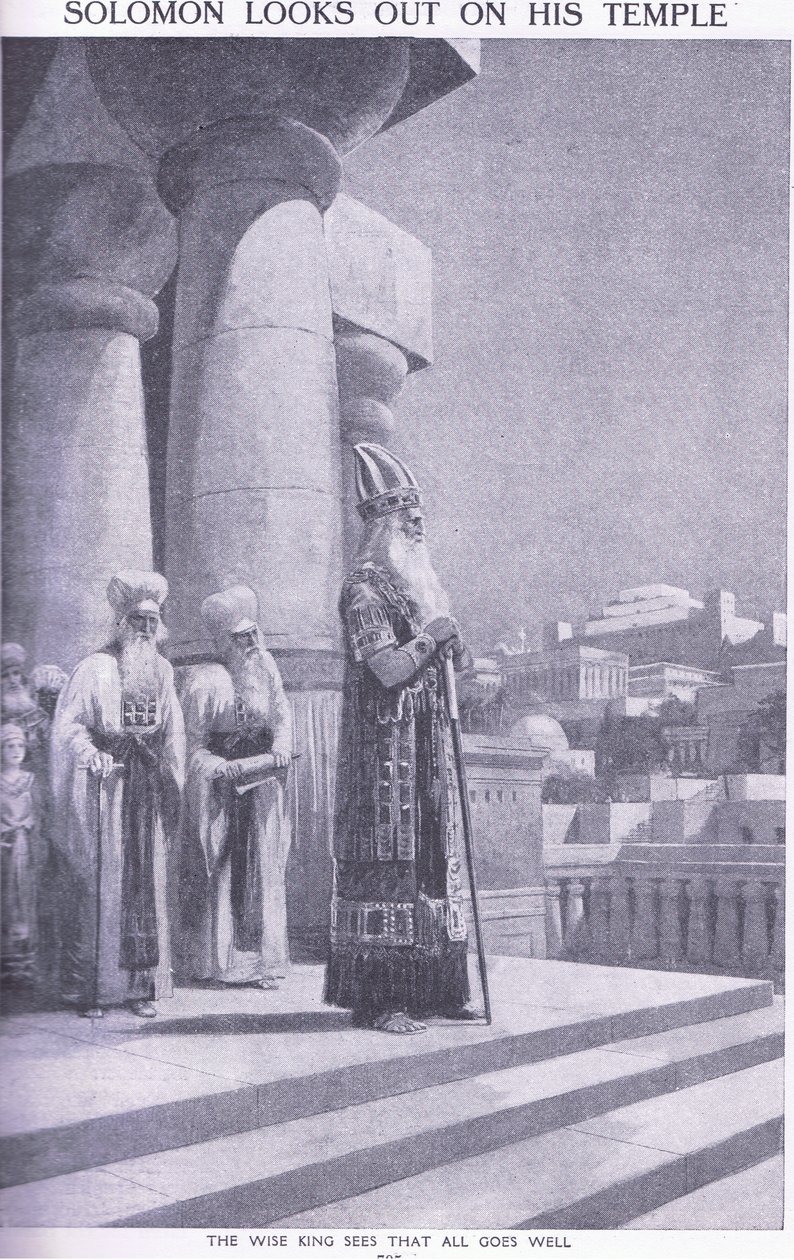 Süleyman tapınağına bakıyor by Charles Mills Sheldon