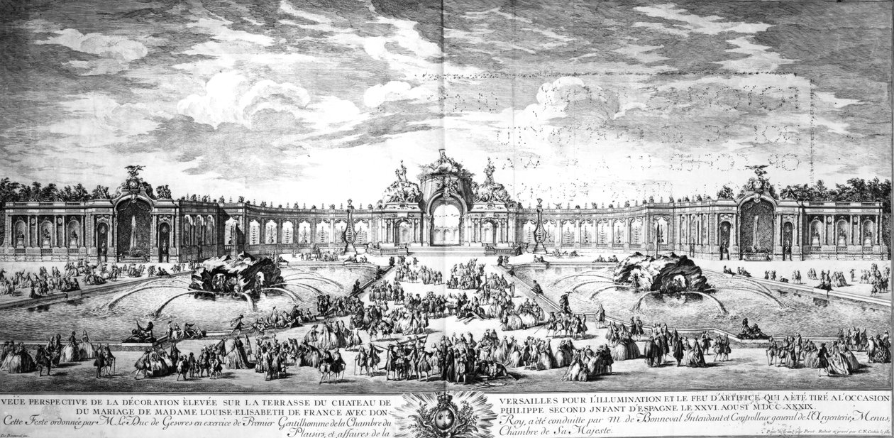 Charles Nicolas Cochin fils tarafından oyulmuş, 1739