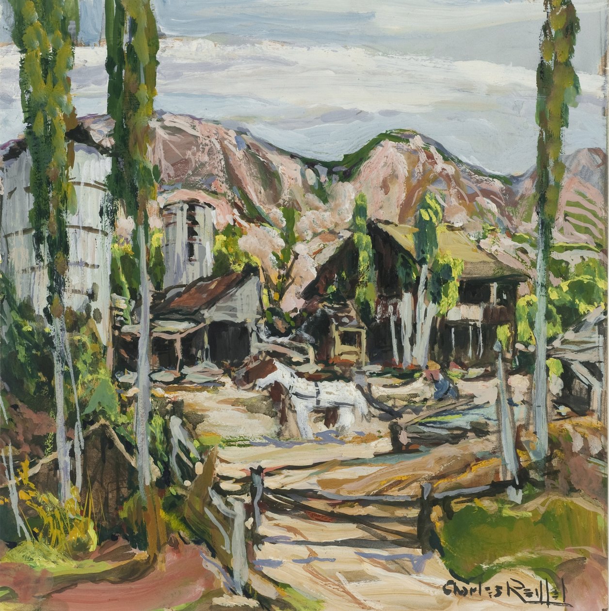 Old Ranch Mission Valley, c.1930 by Charles P. Reiffel