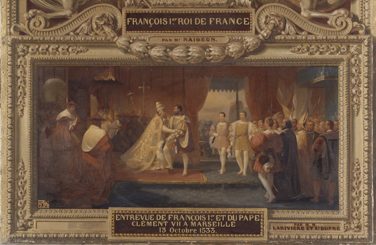 Francis I ve Papa Clement VII arasındaki röportaj, 13 Ekim 1533, Marsilya