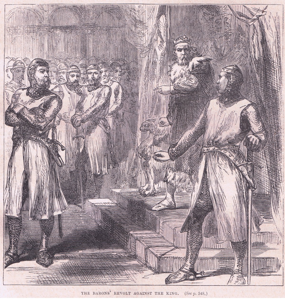 Baronlar krala isyan etti by Charles Ricketts