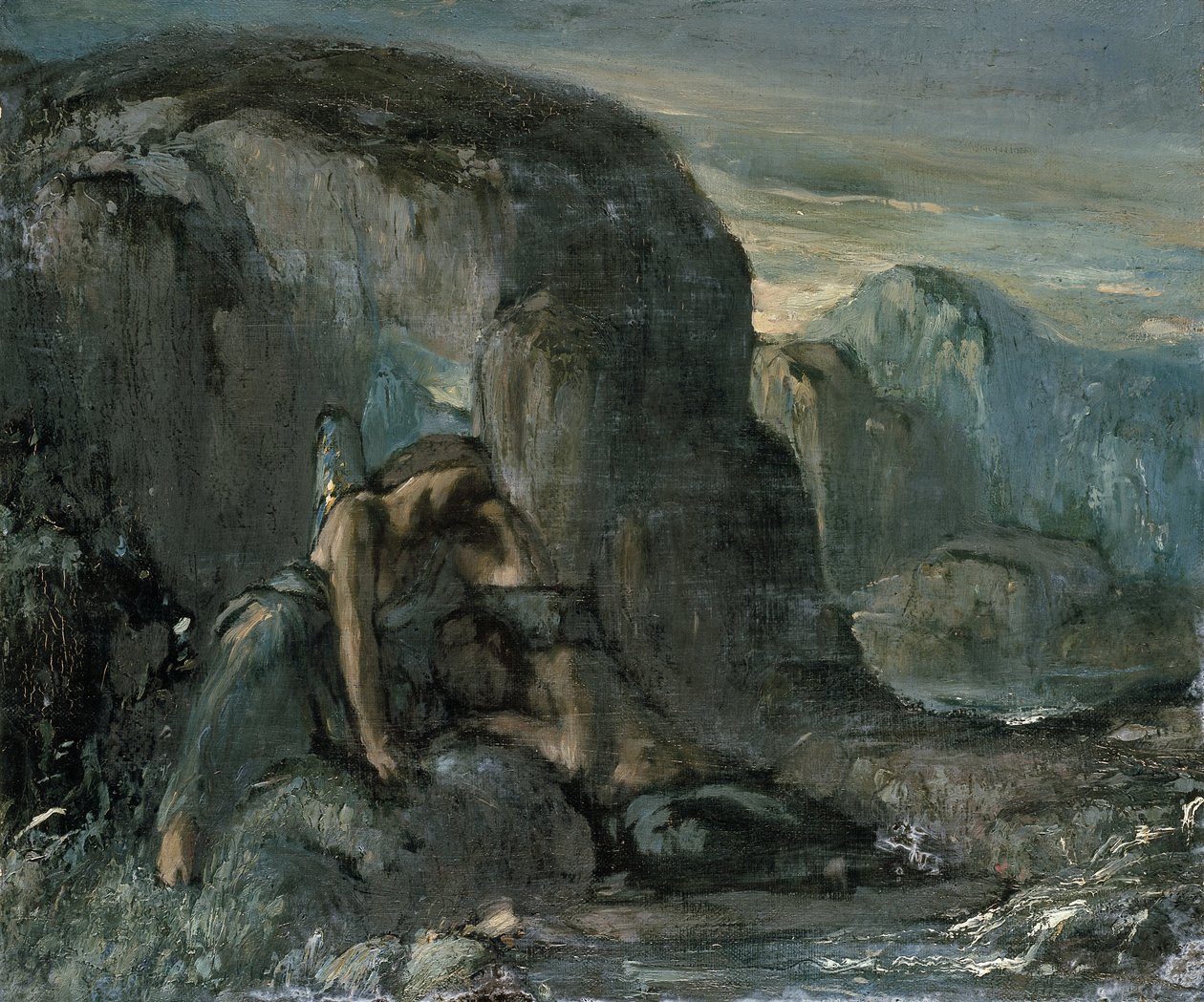 Tobias, Melek tarafından teselli ediliyor by Charles Ricketts