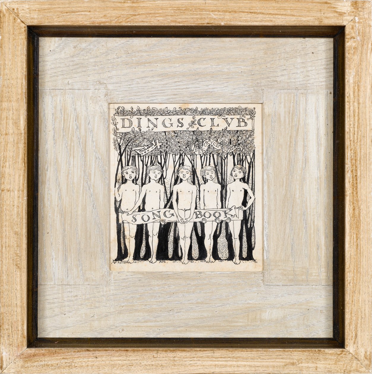 Dings Club Songbook için Tasarım, 1890