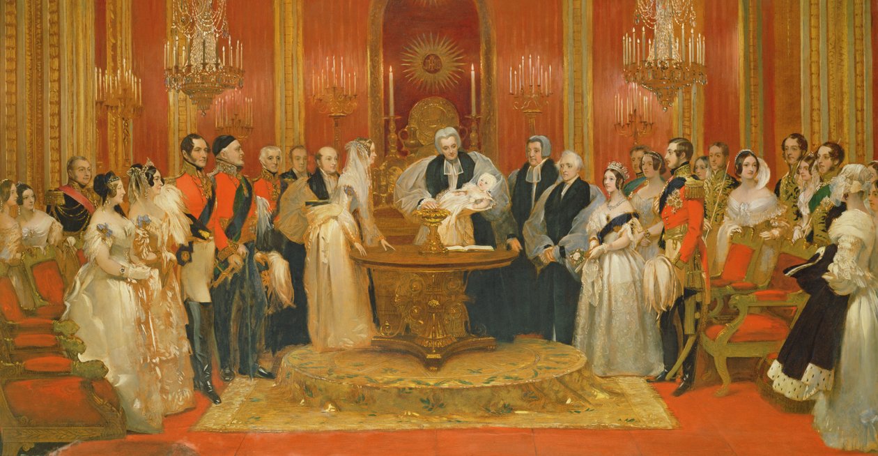 Prenses Kraliyet'in vaftizi by Charles Robert Leslie