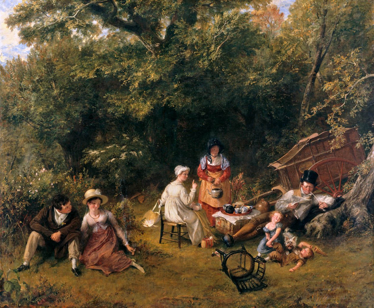 Londralılar Çingene, 1820 by Charles Robert Leslie