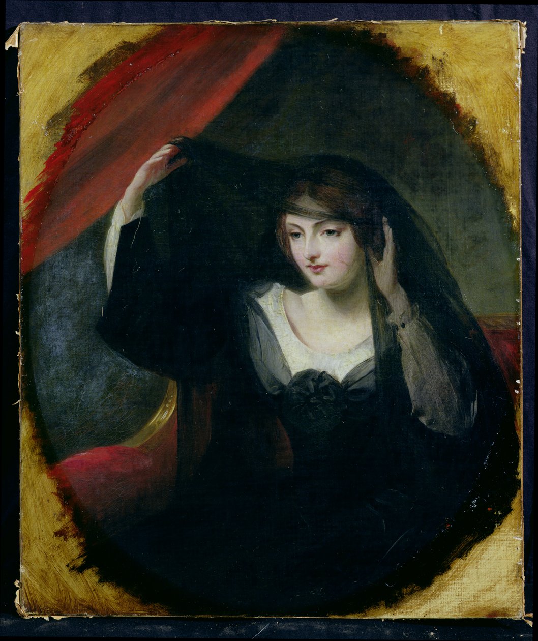 Olivia Peçesini Kaldırıyor, 1849 by Charles Robert Leslie