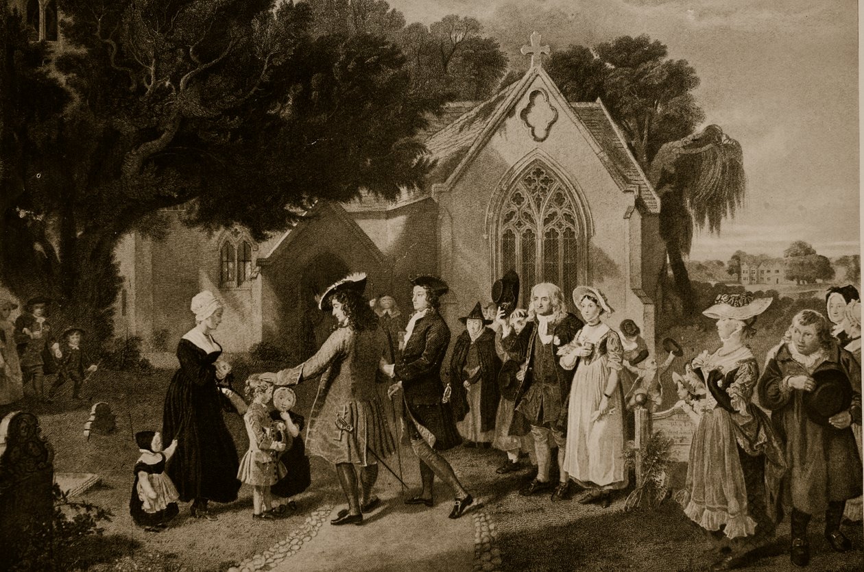 Sir Roger de Coverley, going to church with the 