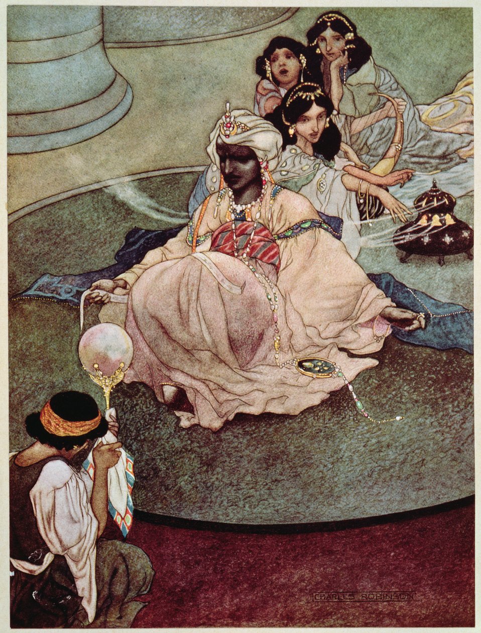 Ay Dağlarının Kralı, 1913 by Charles Robinson