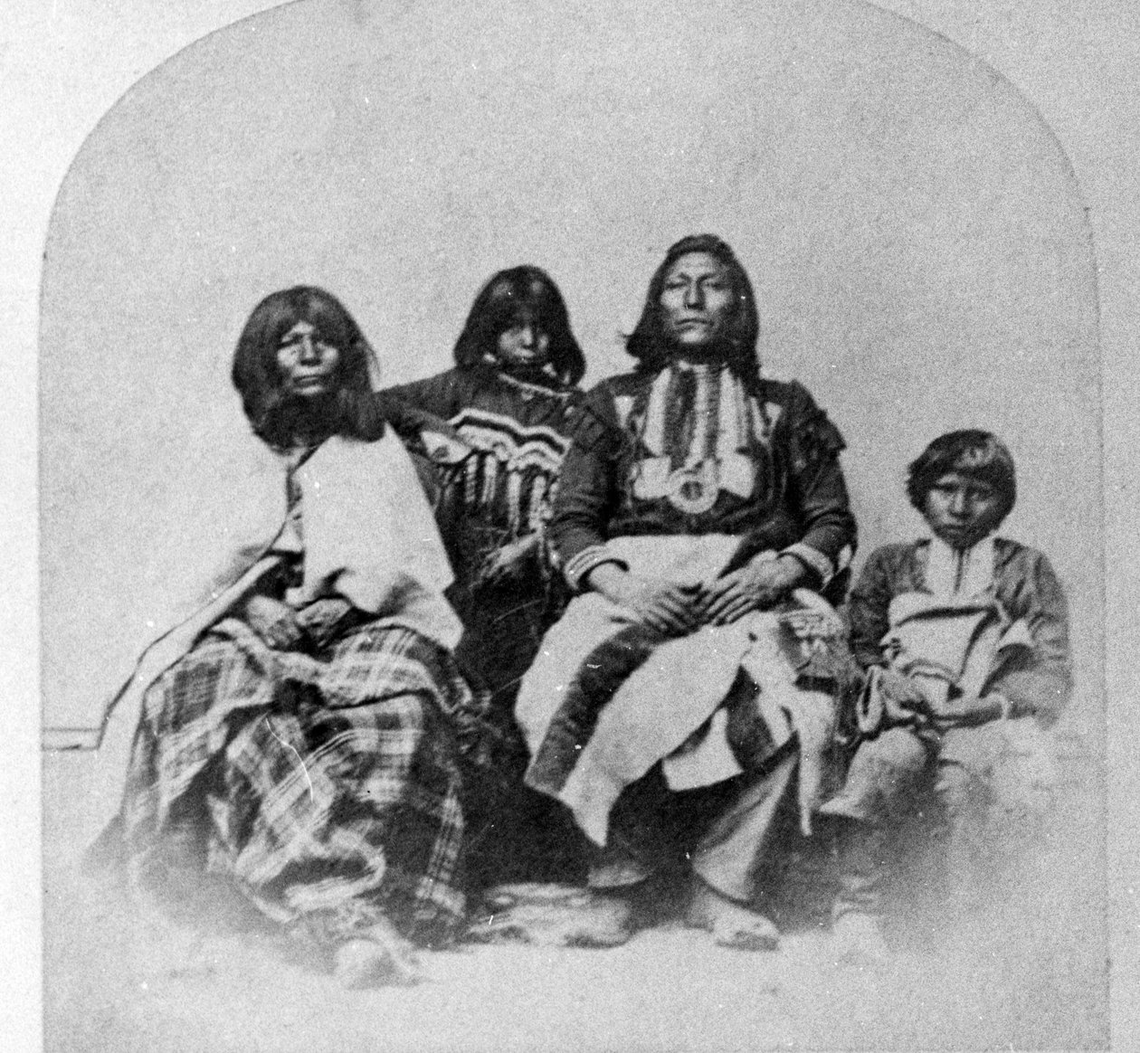 Ute Family, c.1870-75  by Charles Roscoe Savage
