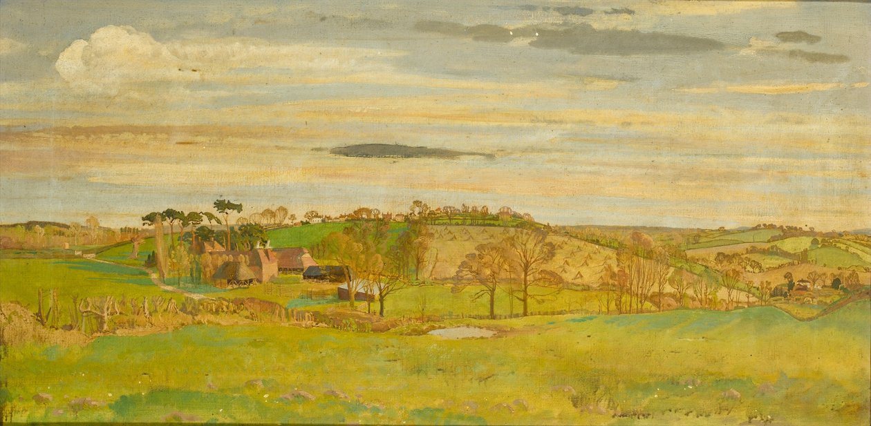 Bir Kent Manzarası, c.1914-16 by Charles Sims