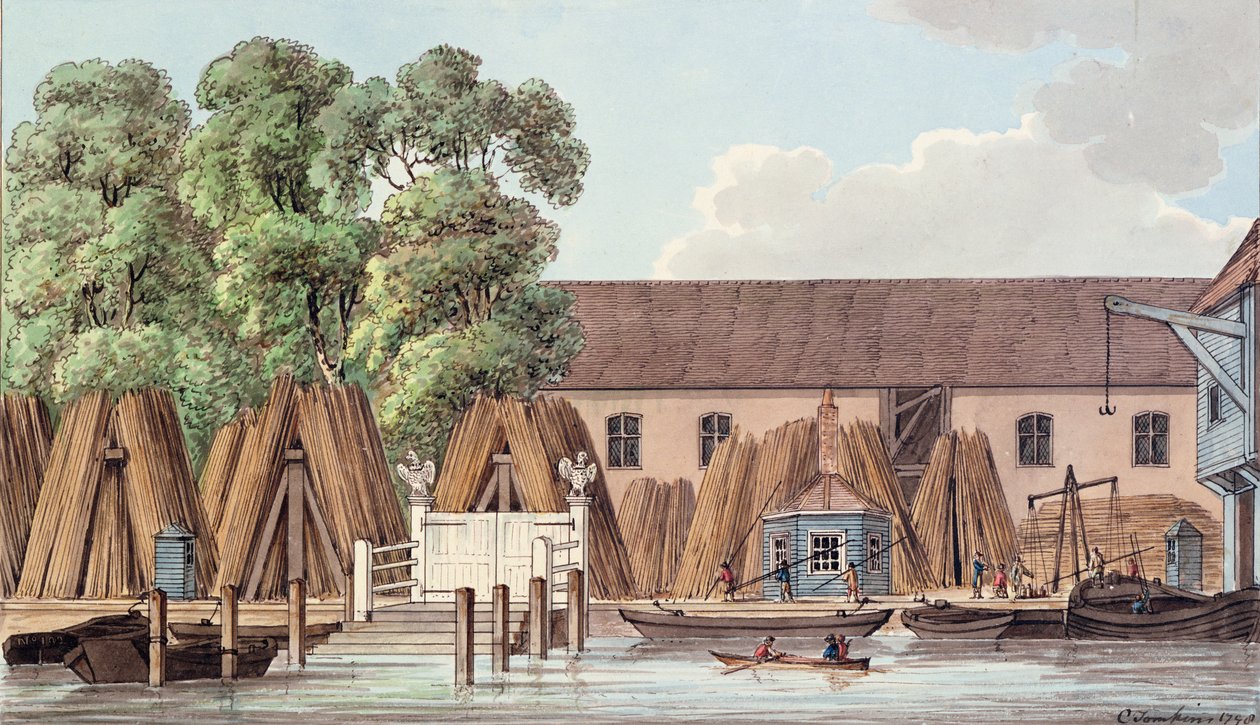 Eski Çelik Avlu, 1798 by Charles Tomkins