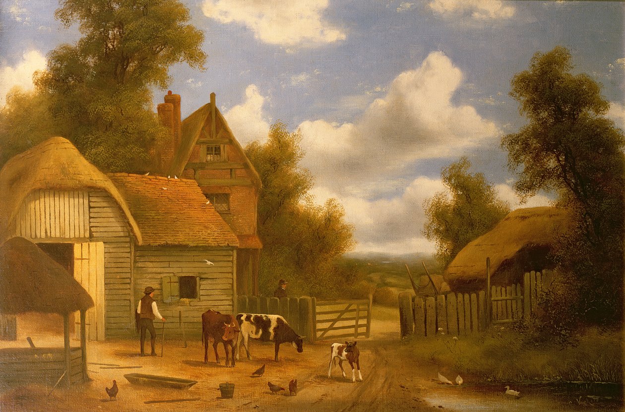 çiftlik sahnesi by Charles Vickers
