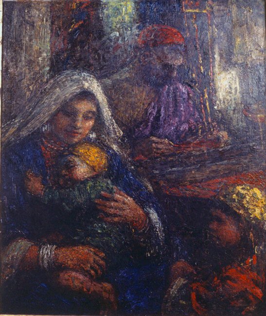 Keşmir Ailesi by Charles William Bartlett