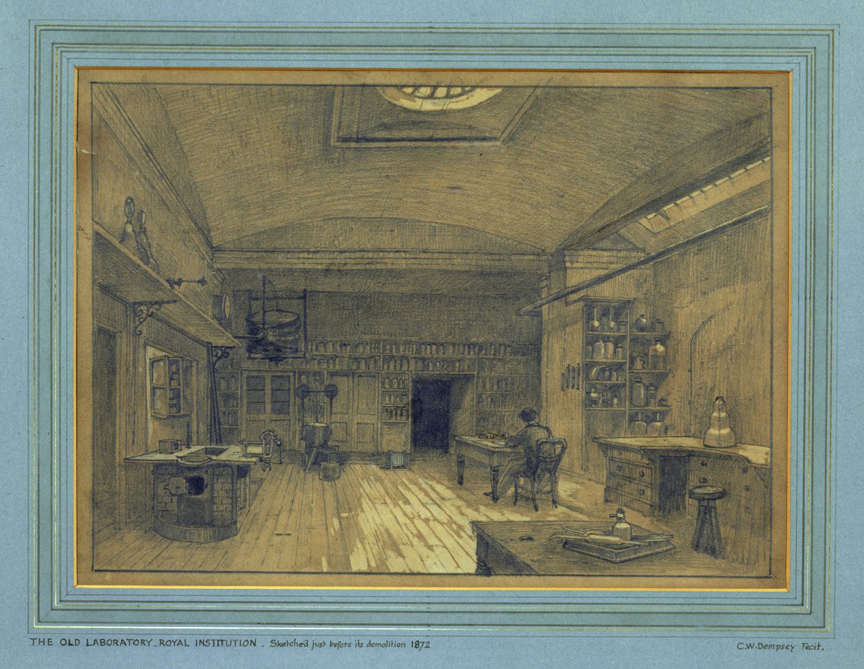 Kraliyet Enstitüsü Laboratuvarı, 1872 by Charles W. Dempsey