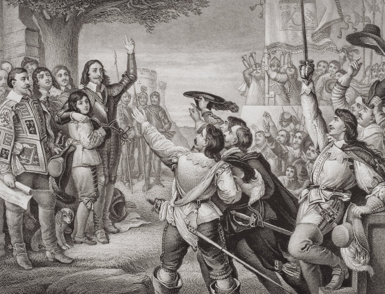Charles I (1600-49), Nottingham