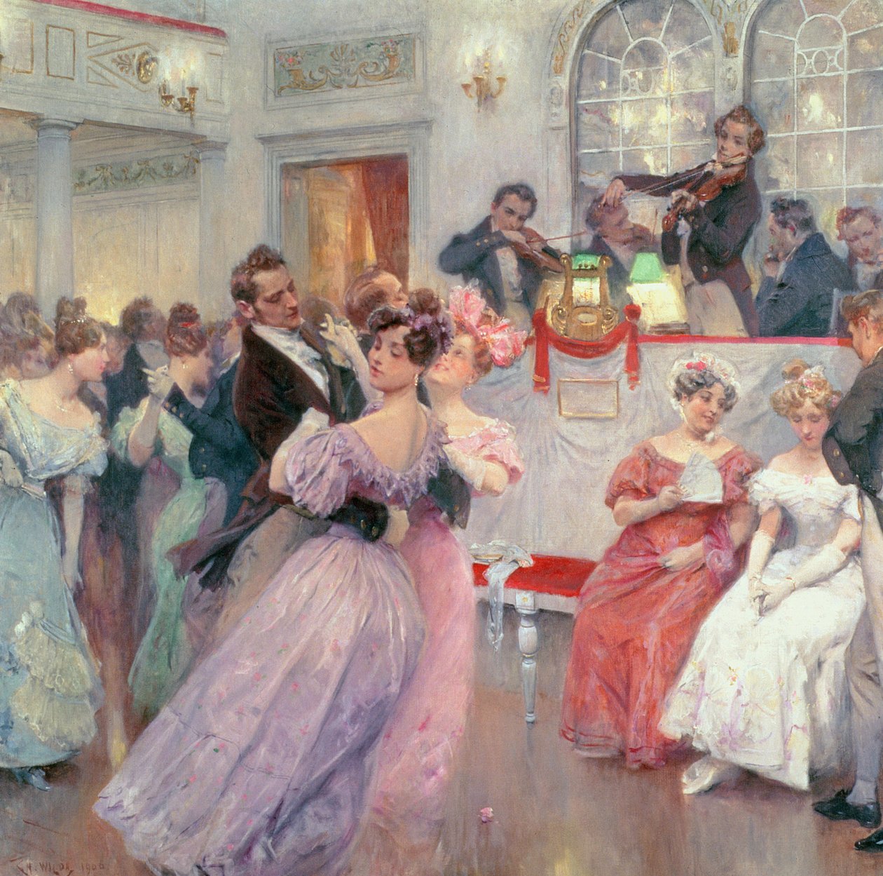 Strauss and Lanner - The Ball, 1906 by Charles Wilda