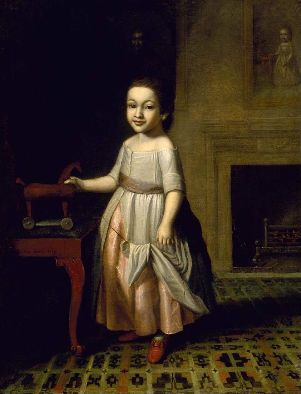 Oyuncak atlı çocuk by Charles Willson Peale
