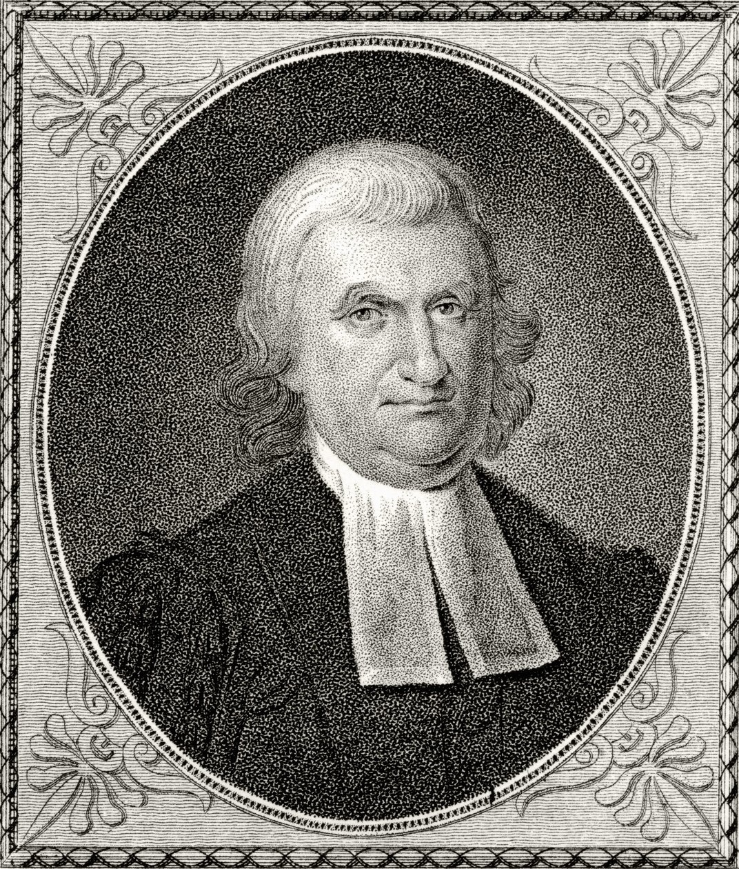 Dr John Witherspoon, engraved by James Barton Longacre (1794-1869)  by Charles Willson Peale