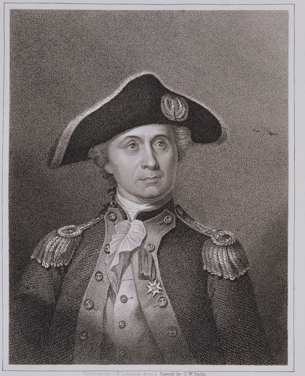 John Paul Jones (1747-92), James Barton Longacre (1794-1869) tarafından oyulmuş by Charles Willson Peale