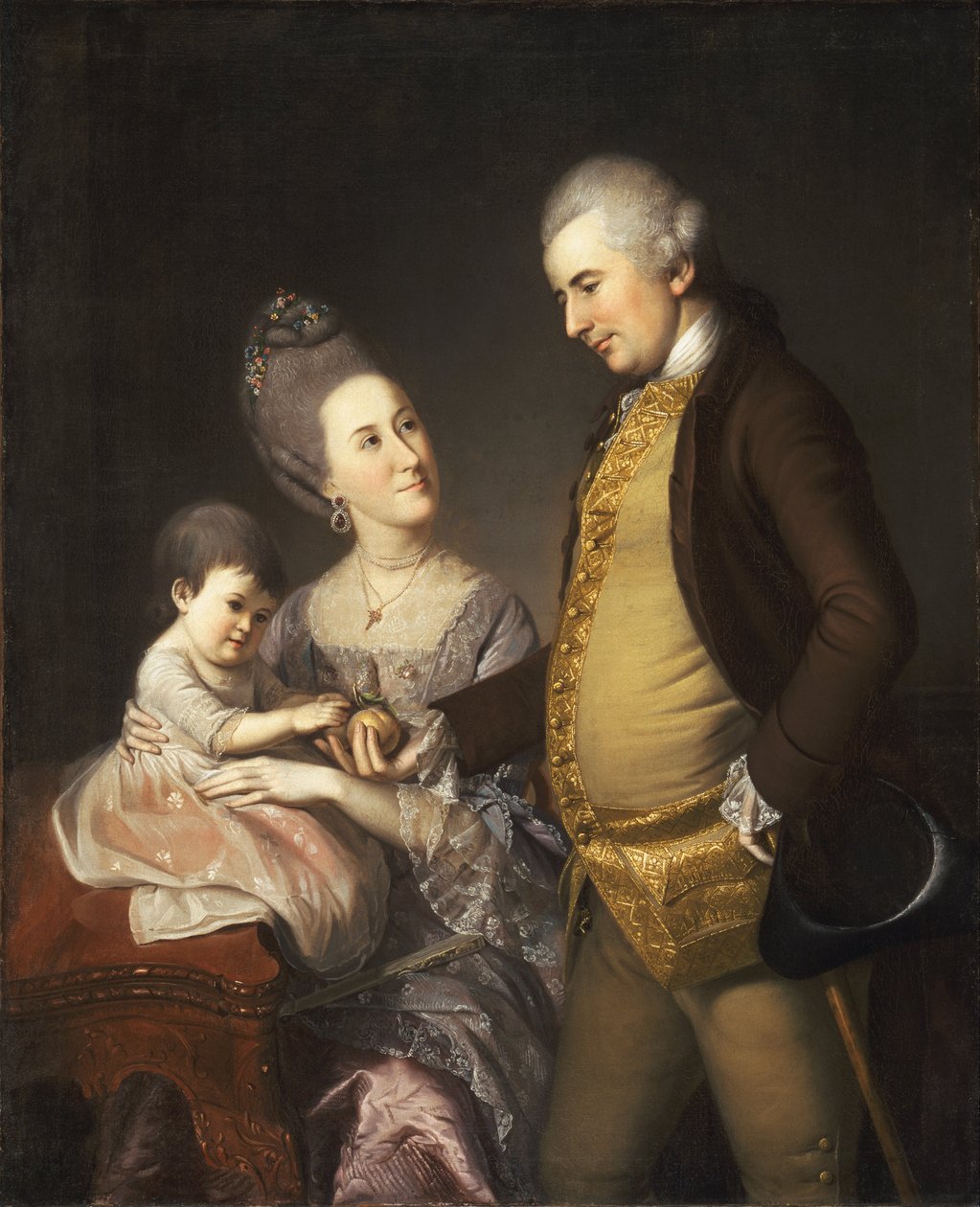 John ve Elizabeth Lloyd Cadwalader ve Kızları Anne