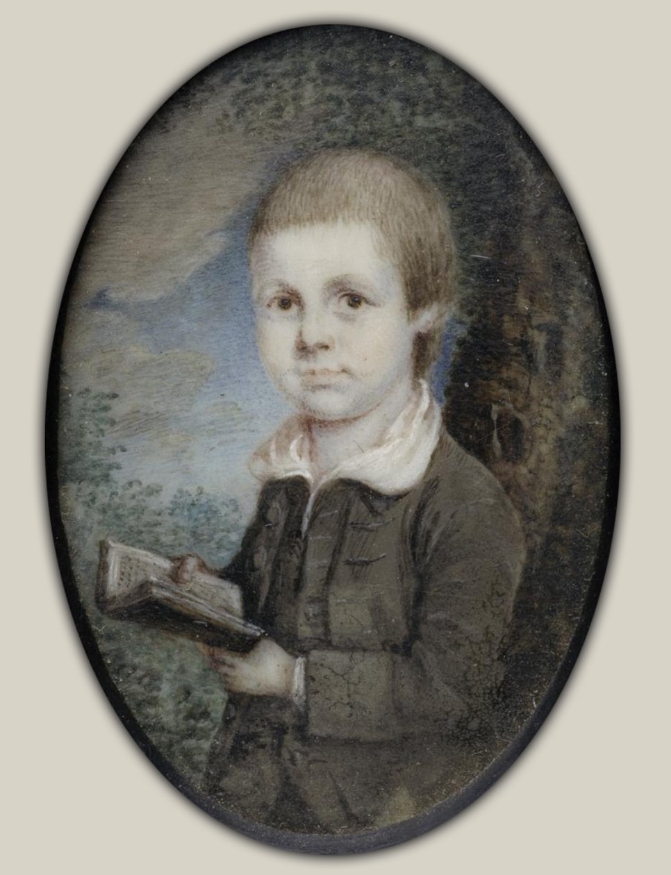 genç bir çocuk portresi by Charles Willson Peale