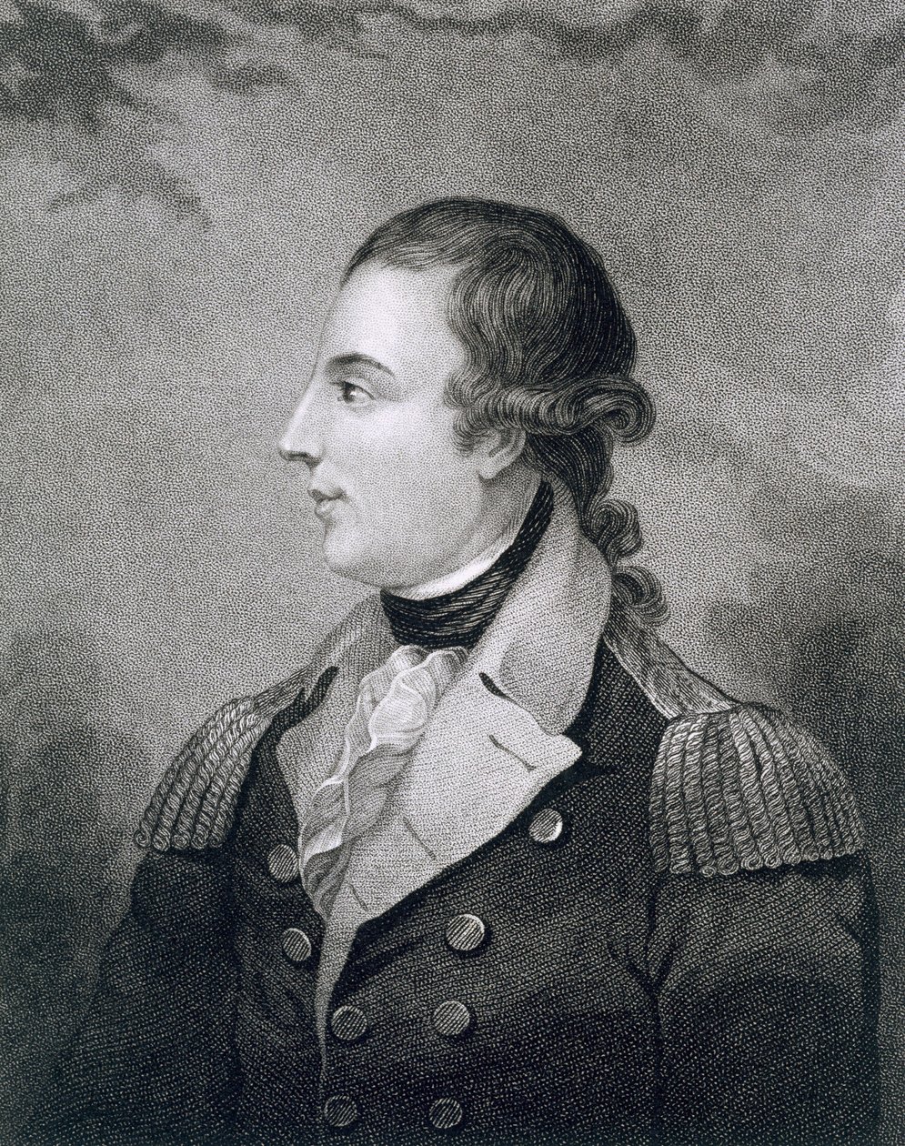 E. Mackenzie tarafından oyulmuş Richard Montgomery (1736-75) by Charles Willson Peale