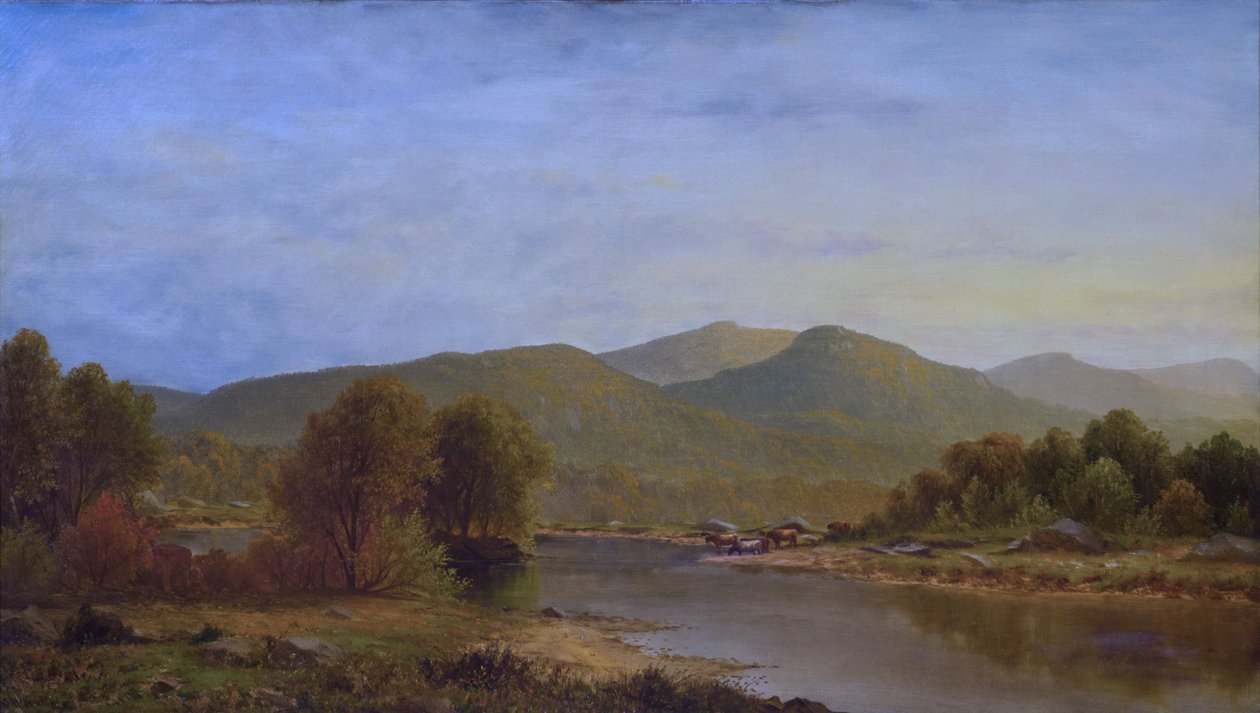 Pemigewasset Nehri üzerinde görüntüleyin, New Hampshire by Charles Wilson Knapp