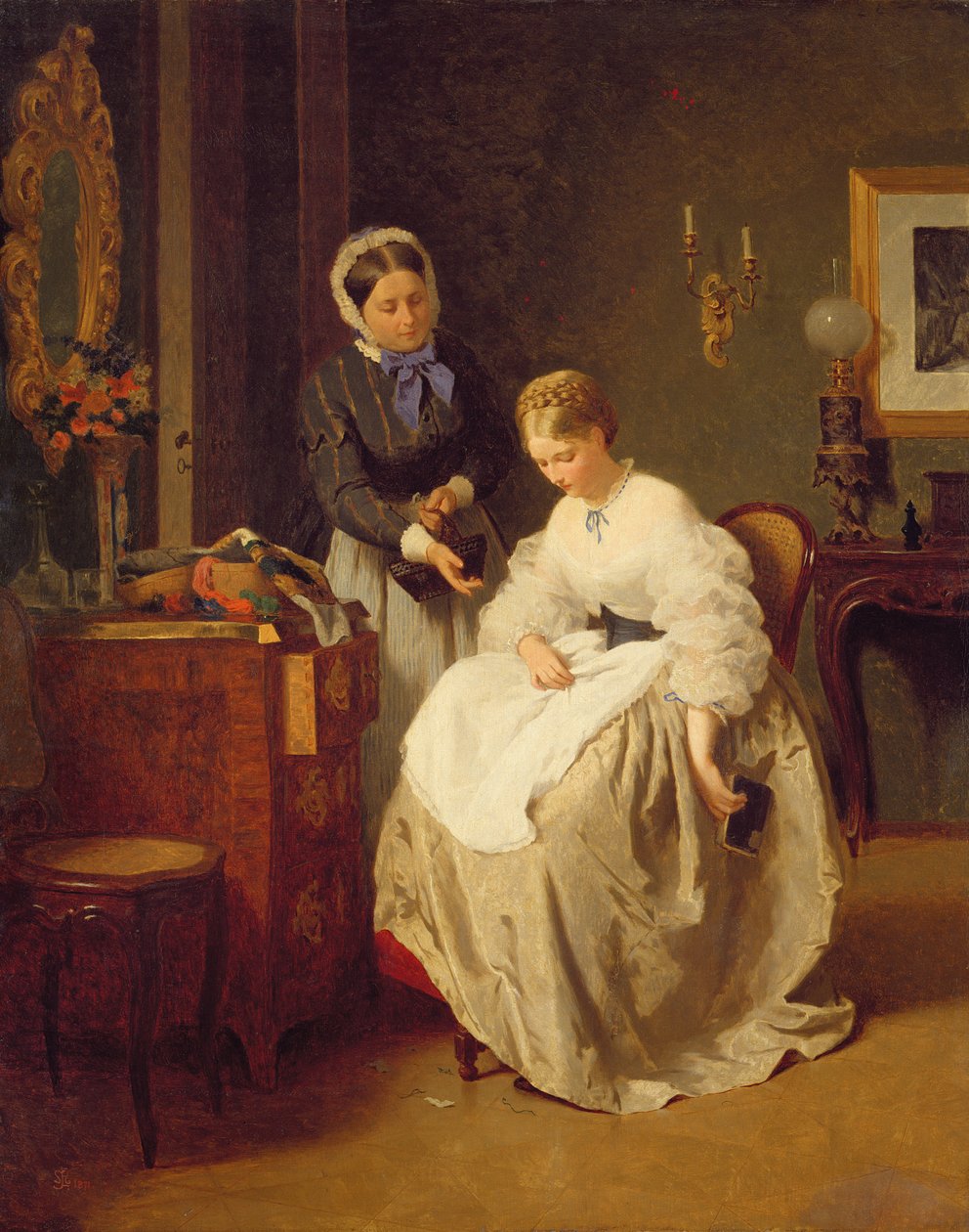 İsa kötü bir ruhu ortadan kaldırır - İncil by Charles Wynne Nicholls