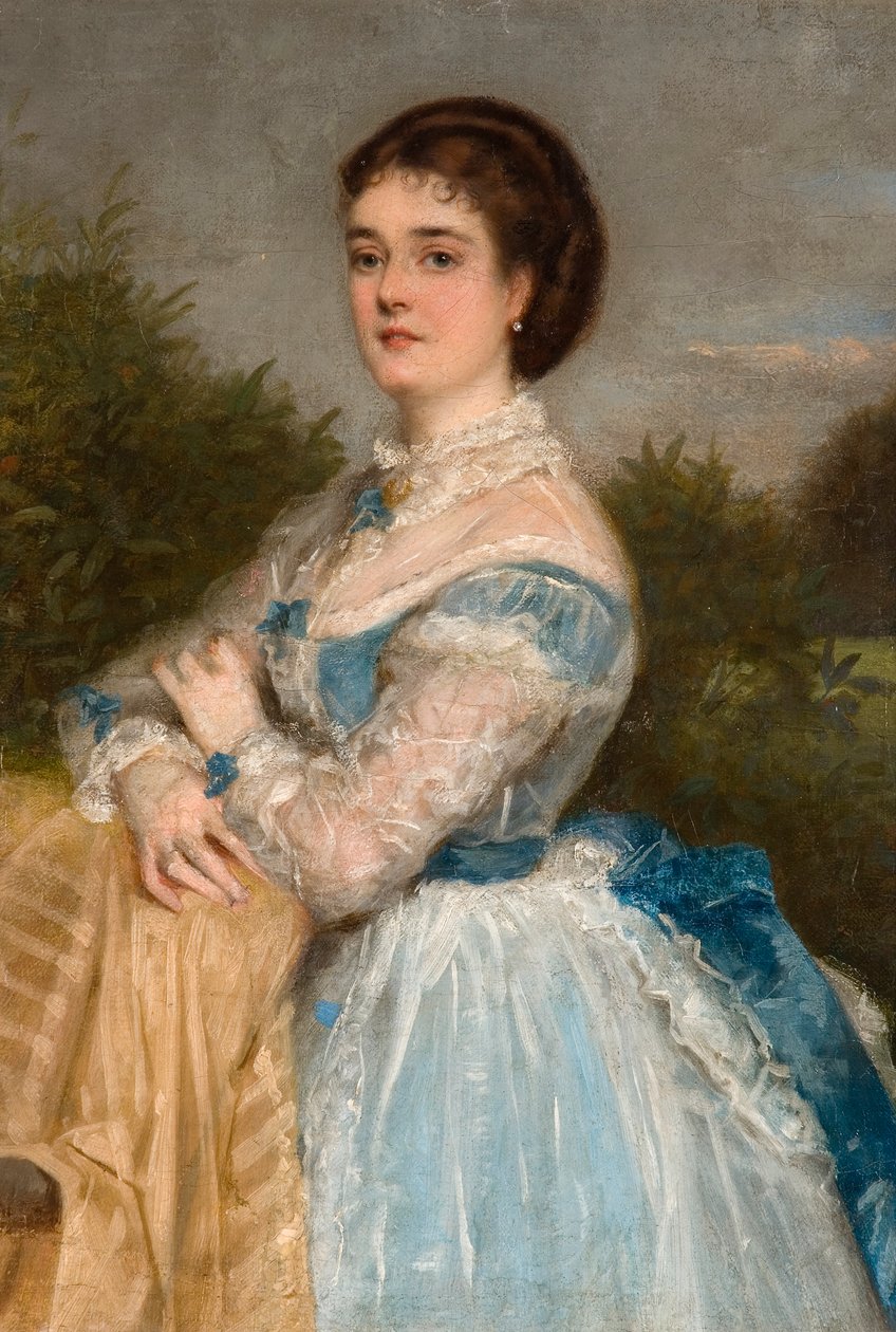 Bir Bayan Portresi by Charles Wynne Nicholls
